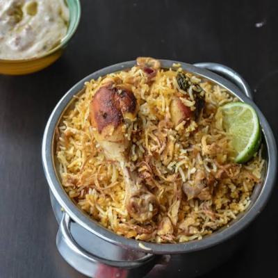 Chicken fried dum biriyani