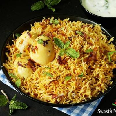 Egg biriyani